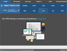 Tablet Screenshot of corsi.aspitalia.com