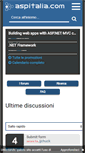 Mobile Screenshot of forum.aspitalia.com