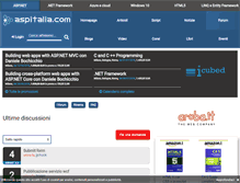 Tablet Screenshot of forum.aspitalia.com